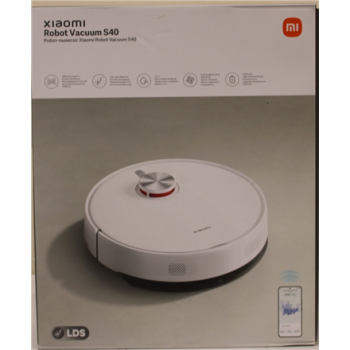 SALE OUT. Xiaomi Robot Vacuum S40 EU | Xiaomi Robot Vacuum S40 EU | Wet&Dry | 5200 mAh | Dust capacity 0.52 L | 10000 Pa | White | DAMAGED PACKAGING | 24 month(s)