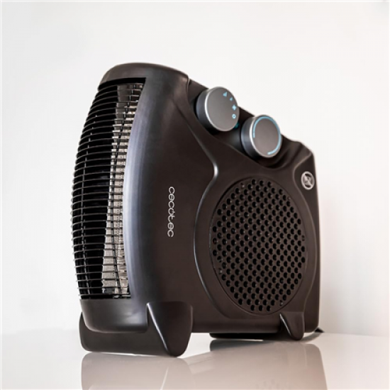 Cecotec ReadyWarm 2000 Max Dual Black | Fan heater | 2000 W | Number of power levels 3 | Suitable for rooms up to 20 m² | Black