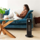 Cecotec ReadyWarm 2000 Max Ceramic Rotate | Ceramic Heater | 2000 W | Number of power levels 3 | Suitable for rooms up to 20 m² | Black