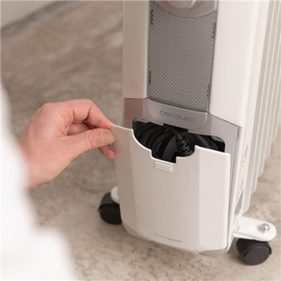 Cecotec ReadyWarm 11000 Space | Oil Radiator | 2500 W | Number of power levels 3 | Suitable for rooms up to 25 m² | White
