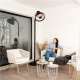 Cecotec ReadyWarm 21000 Carbon Focus | Infrared Heater | 2100 W | Number of power levels 3 | Suitable for rooms up to 20 m² | Black | IP24
