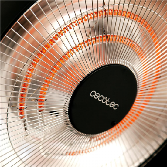 Cecotec ReadyWarm 21000 Carbon Focus | Infrared Heater | 2100 W | Number of power levels 3 | Suitable for rooms up to 20 m² | Black | IP24