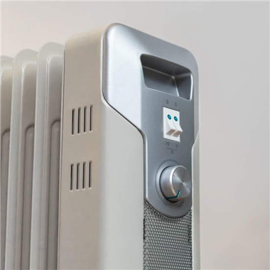 Cecotec ReadyWarm 7000 Space | Oil Radiator | 1500 W | Number of power levels 3 | Suitable for rooms up to 15 m² | White