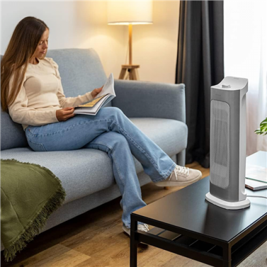 Cecotec ReadyWarm 6700 Ceramic Sky | Ceramic Heater | 2000 W | Number of power levels 3 | Suitable for rooms up to 20 m² | Suitable for rooms up to 45 m³ | White