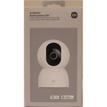 SALE OUT. Xiaomi Smart Camera C701 EU | Xiaomi Smart Camera C701 EU | 24 month(s) | Dome | 8 MP | F/1.6 | H.265 | microSD card (8 GB to 256 GB) | DAMAGED PACKAGING, DEMO