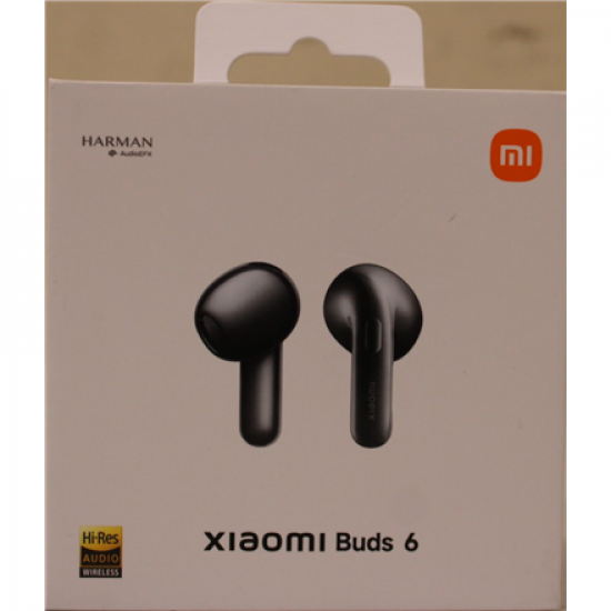 SALE OUT. Xiaomi Buds 6, Graphite Black | SALE OUT. | Xiaomi Buds 6 | Bluetooth | Semi-in-ear | Microphone | Graphite Black | Noise canceling | DEMO | Warranty 24 month(s) | Wireless
