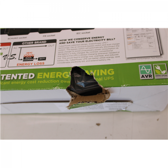 SALE OUT. CyberPower UT650EG Backup UPS Systems | SALE OUT. | CyberPower Backup UPS Systems | UT650EG | 650 VA | 360   W | DAMAGED PACKAGING