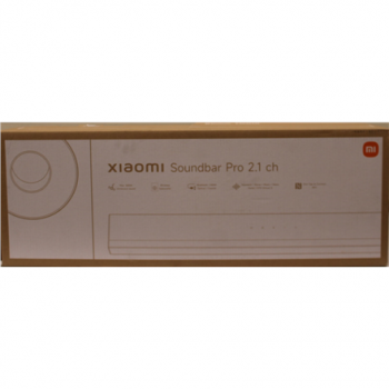 SALE OUT. Xiaomi Soundbar Pro 2.1 ch | SALE OUT. | Xiaomi Soundbar Pro 2.1 ch | Warranty 24 month(s) | 300 W | Bluetooth | Wireless connection | Black | DAMAGED AND MISSING INNER PACKAGING, DAMAGED BODY (EDGE)