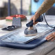 Philips Steam Iron with Soft Board | OneTurn GC215/20 | Steam Iron | 1800 W | Water tank capacity 200+300 ml | Continuous steam 45 g/min | Steam boost performance 90 g/min | Blue