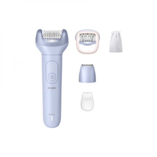 Philips Epilator | BRE711/00 Series 8000 | Operating time (max) 60 min | Number of power levels 2 | Wet & Dry | Blue