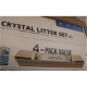 SALE OUT. | PETKIT Crystal Litter for Purobot Crystal Duo, 4 bags | DAMAGED PACKAGING