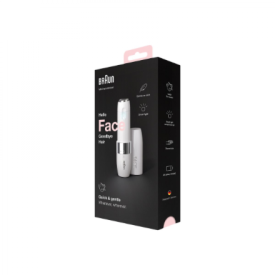 Braun Face Mini Hair Remover | FS1000 | Cordless | White