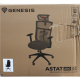 SALE OUT. | Ergonomic Chair Astat 200 Base material Nylon; Castors material: Nylon with CareGlide coating | Black | DAMAGED PACKAGING | 24 month(s)