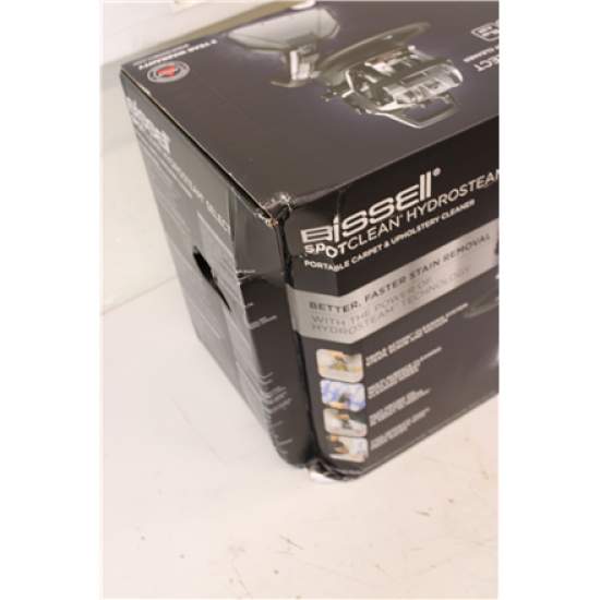 SALE OUT. Bissell SpotClean HydroSteam Select | Bissell Portable Carpet and Upholstery Cleaner | SpotClean HydroSteam Select | Corded operating | Washing function | 1000 W | Black | 24 month(s) | DAMAGED PACKAGING