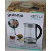 SALE OUT. Gorenje K17GDWII Kettle, Electric, Capacity 1.7 L, Power 2200 W, Stainless steel | SALE OUT. | Gorenje Kettle | K17GDWII | 2200 W | Electric | 1.7 L | 360° rotational base | Stainless steel/Glass | Stainless steel/Transparent | DAMAGED PACKAGING
