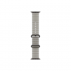 APPLE 49mm Translucent Grey Ocean Band - Black Titanium Finish | Apple