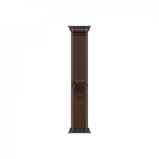 APPLE 49mm Dark Umber Trail Loop - M/L - Black Titanium Finish