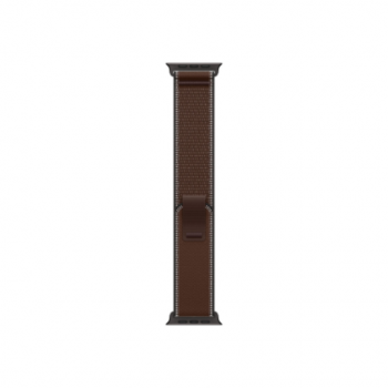 APPLE 49mm Dark Umber Trail Loop - S/M - Black Titanium Finish | Apple