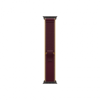 APPLE 49mm Burgundy Trail Loop - S/M - Black Titanium Finish