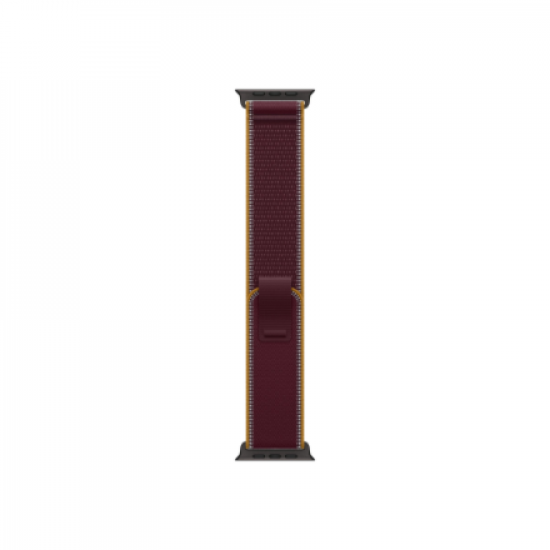 APPLE 49mm Burgundy Trail Loop - S/M - Black Titanium Finish