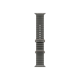 APPLE 49mm Translucent Black Ocean Band - Natural Titanium Finish