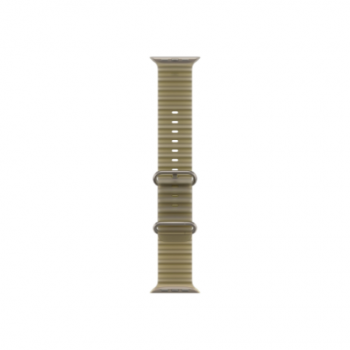 APPLE 49mm Translucent Kelp Ocean Band - Natural Titanium Finish