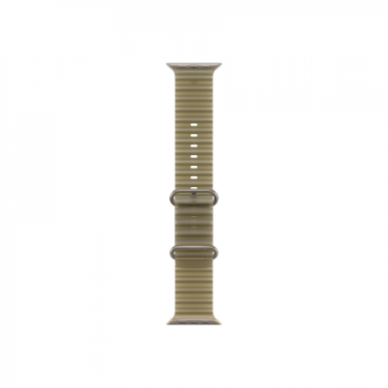 APPLE 49mm Translucent Kelp Ocean Band - Natural Titanium Finish