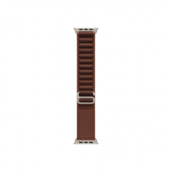 APPLE 49mm Burgundy Alpine Loop - Small - Natural Titanium Finish