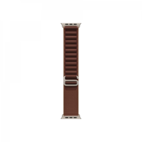 APPLE 49mm Burgundy Alpine Loop - Small - Natural Titanium Finish