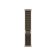 APPLE 49mm Dark Olive Alpine Loop - Medium - Natural Titanium Finish | Apple