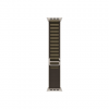 APPLE 49mm Dark Olive Alpine Loop - Small - Natural Titanium Finish | Apple