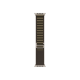 APPLE 49mm Dark Olive Alpine Loop - Small - Natural Titanium Finish | Apple