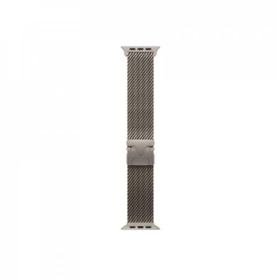 APPLE 49mm Natural Titanium Milanese Loop - Medium | Apple