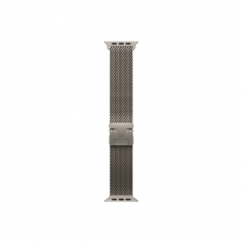 APPLE 49mm Natural Titanium Milanese Loop - Small