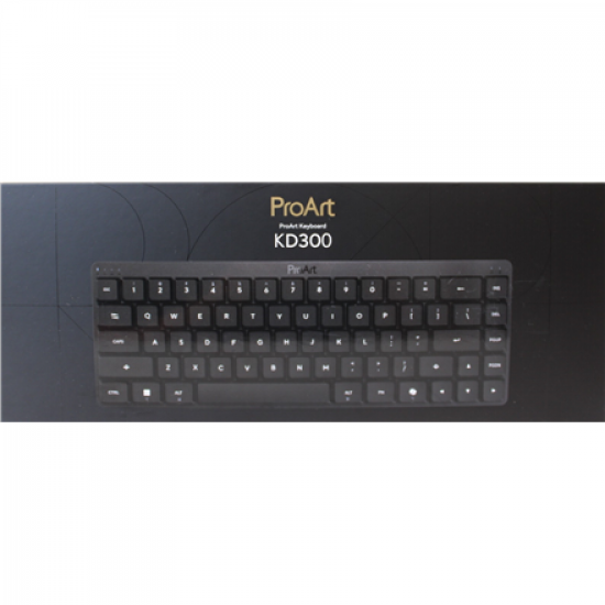 SALE OUT. Asus KD300 KEYBOARD/BK/UI/68/3-MODE | SALE OUT. | Asus ProArt KD300 | Keyboard | Wireless/Wired | US | Bluetooth | Wireless connection | Mechanical Switches | Black | DEMO