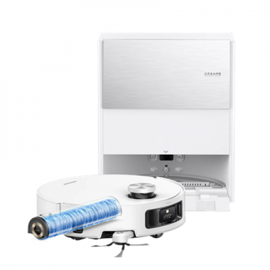 Dreame Robotic Vacuum Cleaner | Aqua10 Roller | Wet&Dry | Operating time (max) 196 min | 6400 mAh | 30000 Pa | White