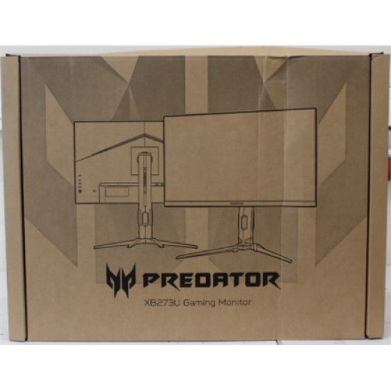 SALE OUT. Acer Predator XB27QX Ergo 69cm 27'' QHD ZeroFrame IPS 210Hz FC 16:9 1ms/0.5ms(GTG, Min.) 400nits 2xHDMI(2.1) DP MM Audio Out Acer | SALE OUT. | Acer | Predator XB27QX Ergo | 27 