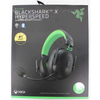 SALE OUT. Razer BlackShark V3 X HyperSpeed for Xbox Gaming Headset, Over-Ear,Wireless,  Black | Razer DAMAGED PACKAGING