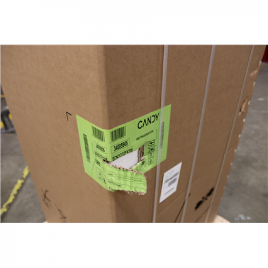 SALE OUT. Candy ECN2CQTEX206 Refrigerator, E, Freestanding, Combi, Height 205cm, Fridge net 289 L, Freezer net 120 L, Stainless steel | SALE OUT. | Candy Refrigerator | ECN2CQTEX206 | Energy efficiency class E | Free standing | Combi | Height 205 cm | No 