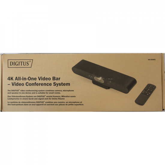 SALE OUT. | Digitus 4K All-in-One Video Bar - Video Conference System | DS-55581 | DEMO | 24 month(s)