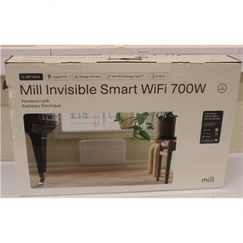 SALE OUT. Mill PA700WIFI4 Panel Heater with WiFi Gen 4 700 W Suitable for rooms 9-12 m² White IPX4 | Mill Invisible Smart WiFi Heater | PA700WIFI4 | Panel Heater | 700 W | Suitable for rooms up to 9-12 m² | White | DAMAGED PACKAGING | IPX4